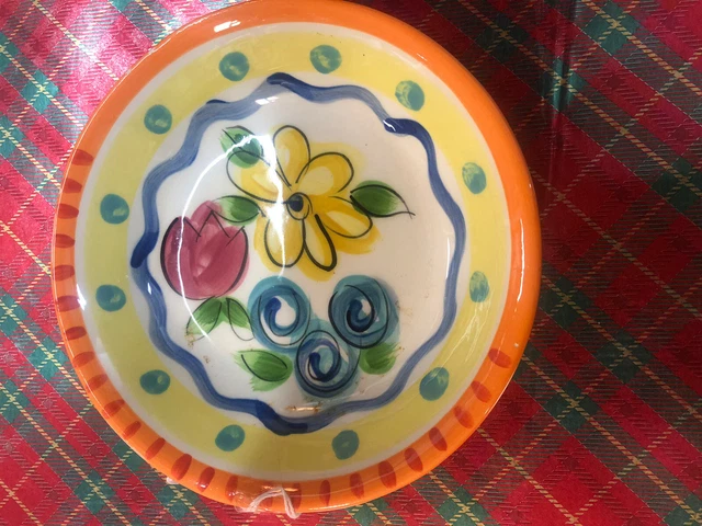 Vicki Carroll Blossoms Soup/Salad Bowl