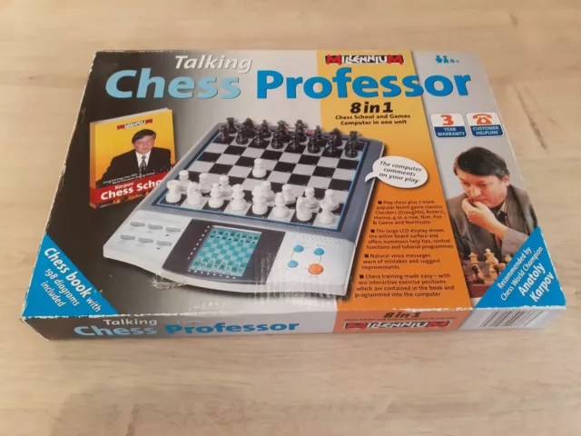 8 in 1 Games - Electronic Chess with Exercise & Talking Tutor