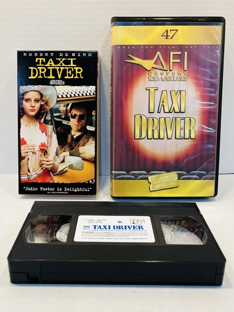 TAXI DRIVER BLOCKBUSTER VHS & Clamshell AFI Century Collection #47 1998 ...