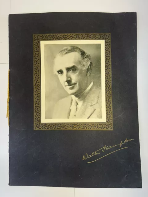 CYRANO DE BERGERAC starring Walter Hampden (circa 1930) 24-page Souvenir Program