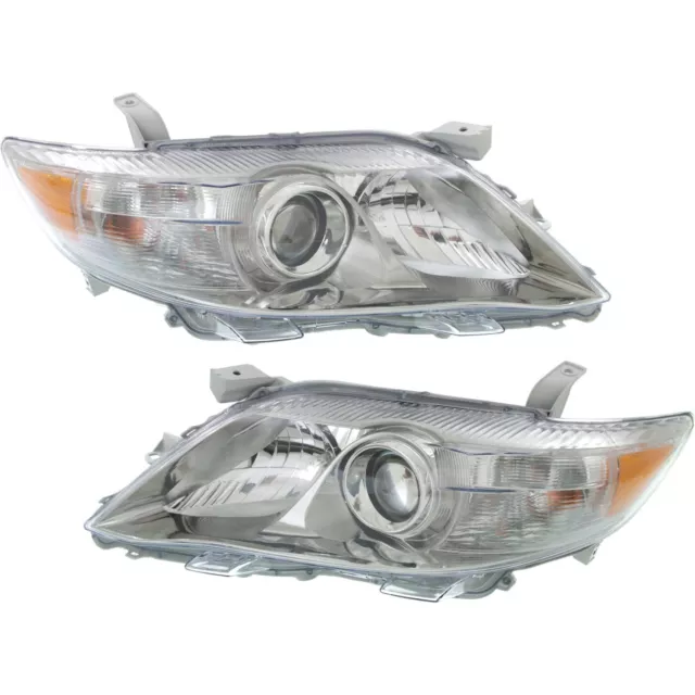 For 2010-2011 Toyota Camry Headlights lamps light Replacement Left+Right 10-11