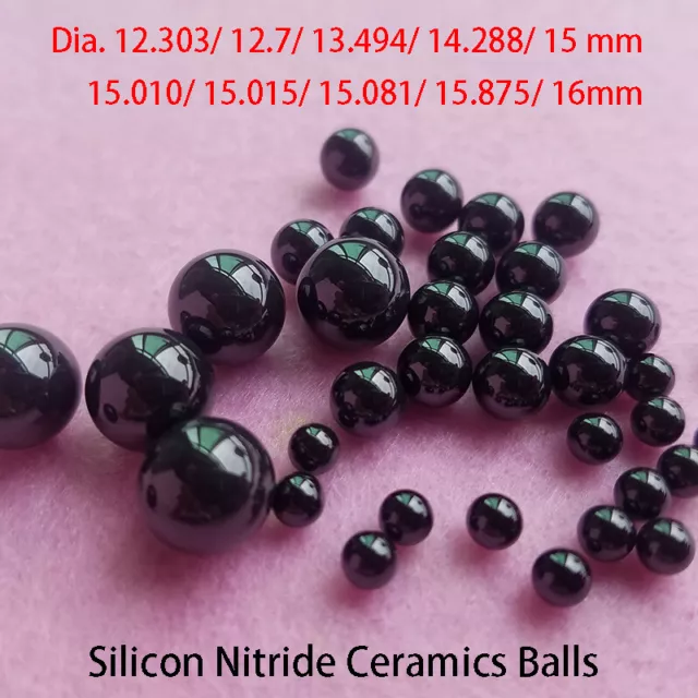Ceramic Bearing Ball Silicon Nitride Ceramics G5 High Precision Dia. 12.303~16mm