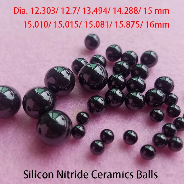 Ceramic Bearing Ball Silicon Nitride Ceramics G5 High Precision Dia. 12.303~16mm