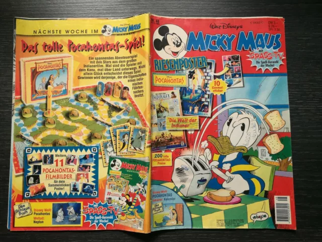Walt Disneys Micky Maus Heft Nr. 48 Vom 23.11.1995 Comic Comicheft Ehapa 3