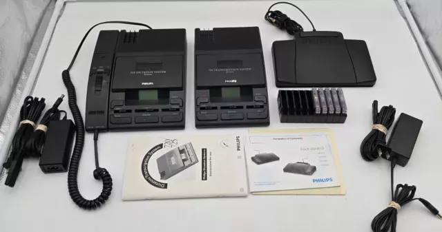 Philips LFH 720 725 2210 278 Mini Executive Cassette Transcriber Dictation Unit.