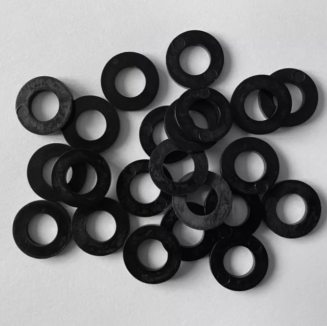 Black Nylon Plastic Washers M2,M2.5,M3,M4,M5,M6,M8,M10,M12,M16 Form A -Din 125