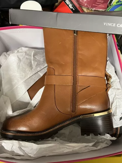 Vince Camuto  Warm Caramel VC-KERIVINI boots 9.5 2