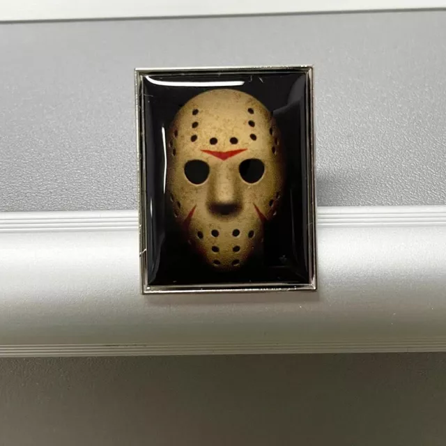 Friday the 13th Jason Voorhees Cloisonné Solid Metal with Enamel Image Lapel Pin
