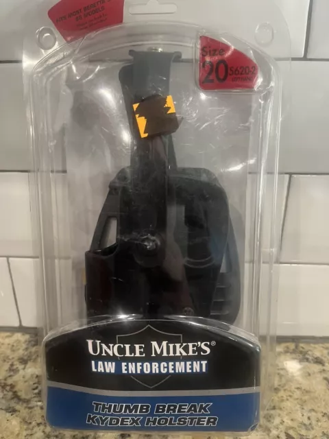 Uncle Mikes 5620 Kydex Left Handed Law Enforcement Duty Holster