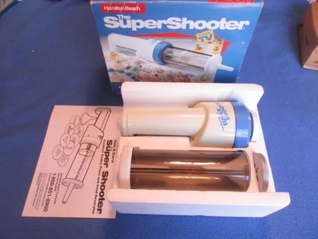  Hamilton Beach Super Shooter Cordless Cookie Press and Food  Decorator : Home & Kitchen