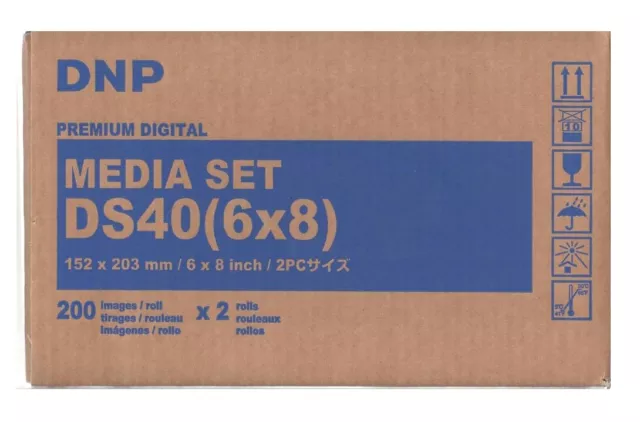 Papier DNP DS40 6x8 + ruban pour 400 impressions 15x20