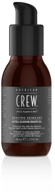 AMERICAN CREW Acumen Ultra Gliding Shave Oil 50 ml Prépare peau au rasage homme