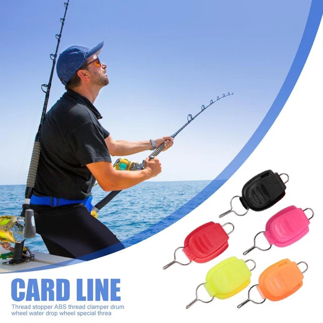 10pcs Fishing Line Stopper Baitcasting Drum Reel Card Line Device Fishing Tackle