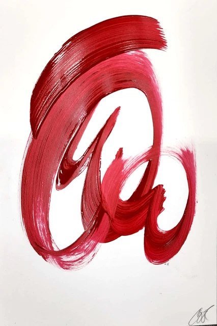 Corbellic Expressionism Art 9X6 Paralyze Abstract Original Modern Wall Paper