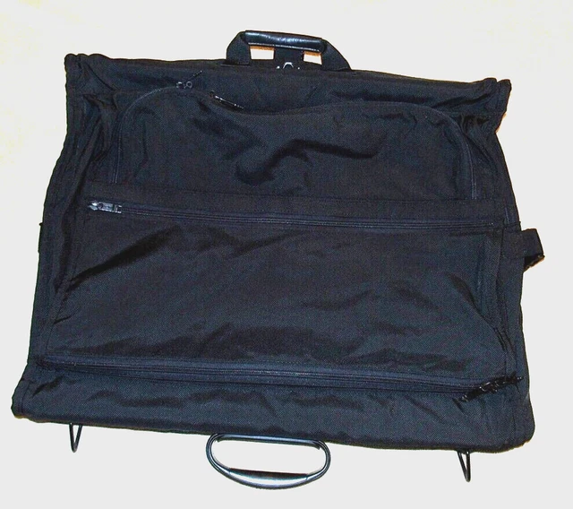 TUMI Alpha Bi-Fold Carry-on Garment Bag 231D3 Black Ballistic Nylon Multi-pocket 3
