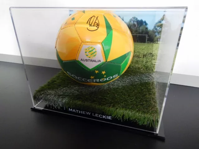 ✺firmata✺ MATHEW LECKIE Scarpa da calcio PROOF COA Socceroos World Cup 2023...