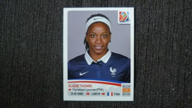 Vignette Panini World Cup Women Canada 2015 Elodie Thomis France # 418 Mint