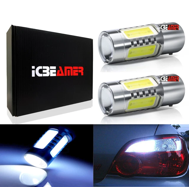 x2  LED 1156 7056 3497 High Power White Tail Brake Light Replacement C477