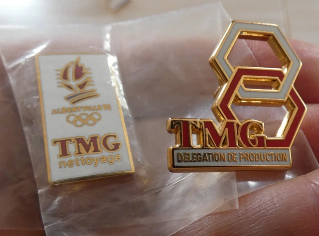 Pin’s Jeux Olympiques Alberville 92 Sponsor Télé 7 Signé F.B