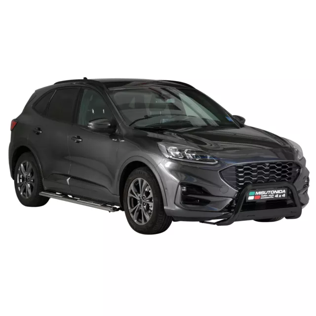 Frontbügel Frontschutzbügel für Ford Kuga 2020-2024 ø63mm Stahl Schwarz Schutz