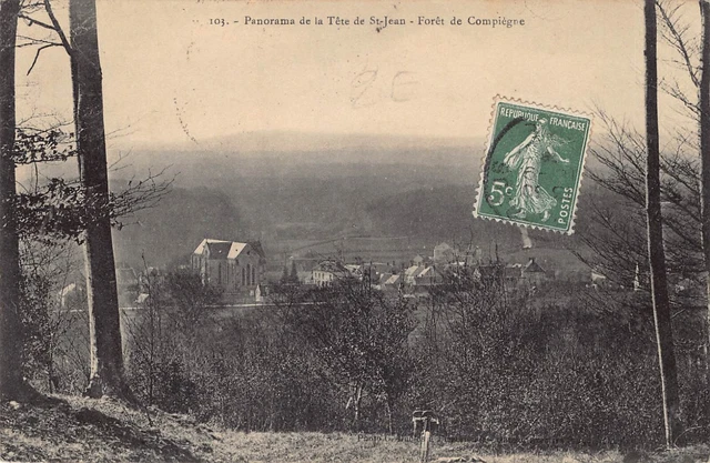 CPA Dept 60 Oise - Panorama de la Tête Saint Jean Forêt de Compiègne
