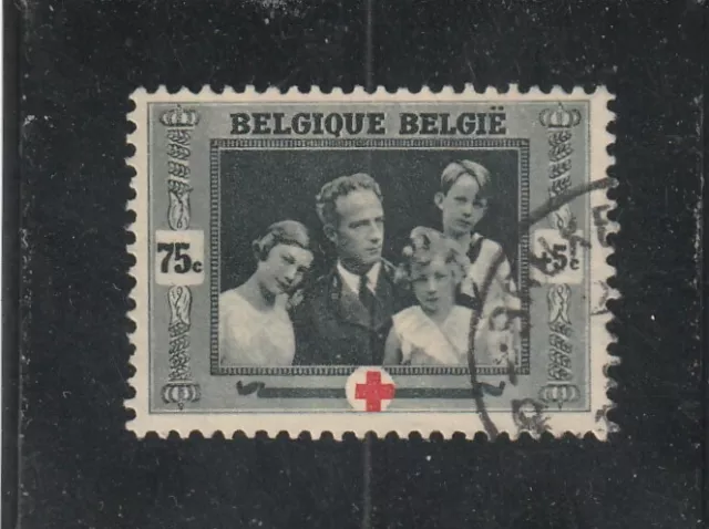 L6315 BELGIQUE N° Y&T 499 de 1939 " Léopold III et enfants Royaux "  Oblitéré