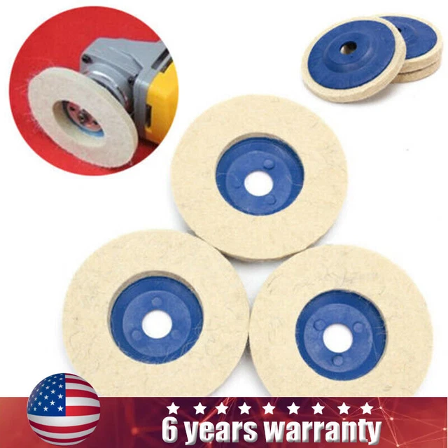 100mm Wool Polishing Wheel Buffing Pads Angle Grinder Wheel Felt Polishing Disc