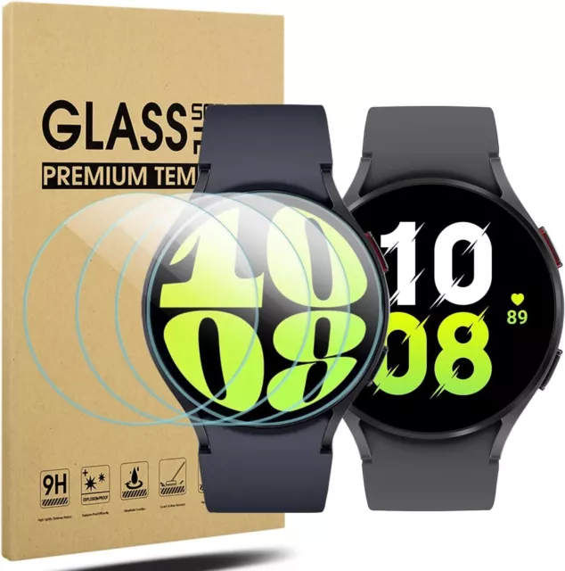 For Samsung Galaxy Watch 6 5 4 Tempered Glass Screen Protector Cover PACK 1 - 5