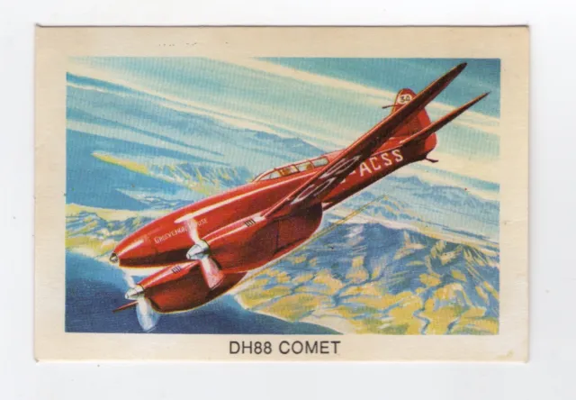 Bread Great Sunblest Air Race Cards #07 DH88 Comet (diff)