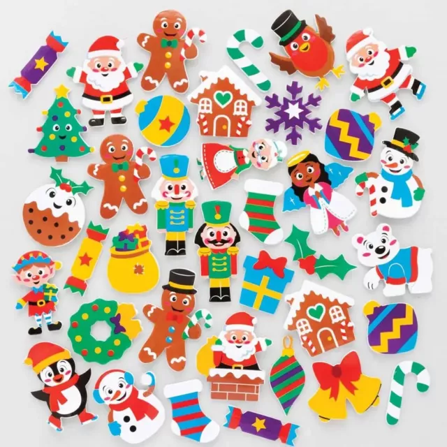 Stickers Pack 30 3D Shapes Fun Themes Kids & Adult Crafts Card Making  Scrapbook