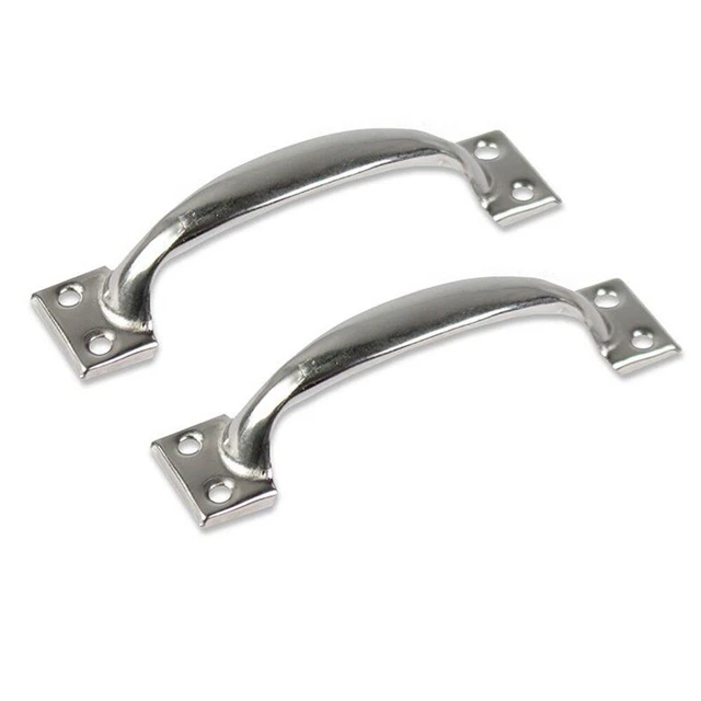 6 Maniglie Per Mobili In Alluminio - Argento - Per Cucina, Armadi E Cassetti - Distanza Fori 96 Mm - Foto 12