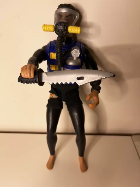 Vintage 1998 Hasbro Action Man SCUBA Diver 12"