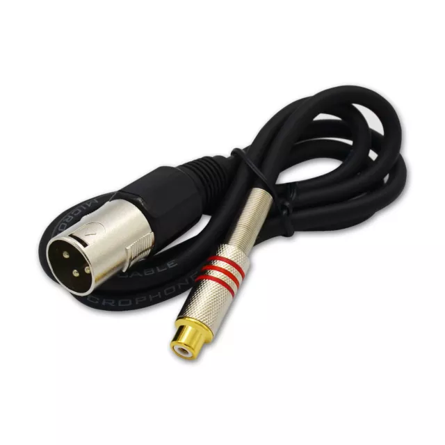 Microphone cable 3 Pin xlr male to to RCA female xlr cables