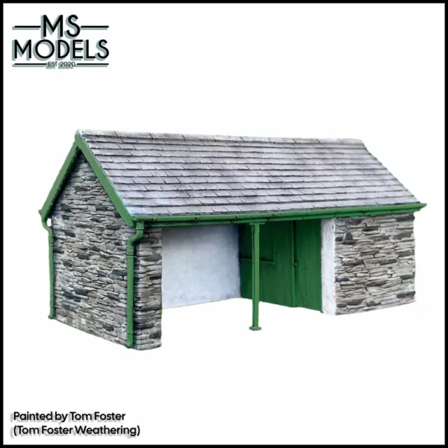 Narrow Gauge Station Building Dolgoch Based for OO9/O16.5 Model Railway Layout