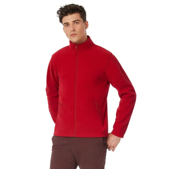 Mens Fleece Jacket Full Zip Outdoor Warm Polar Anti Pill Workwear Heavy Winter 6