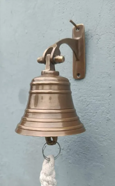 Antique brass Bell Nautical Brass Ship Bell Maritime Marine Boat Wall Bell