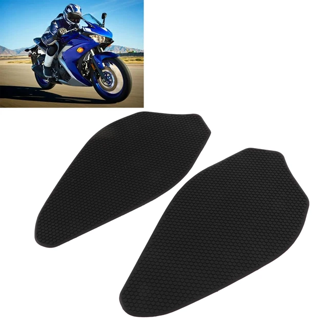 Auto 1 Pair Motorcycle Tank Traction Pad Rubber Side Gas Knee Grip Protector
