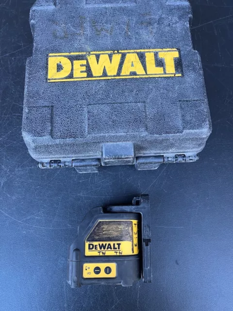 DEWALT Line Laser, Self-Leveling, Cross Line, Red Beam DW088