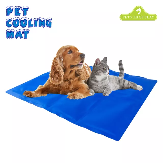 Pet Self Cooling QUALITY Gel Mat Dog Cat Summer Heat Relief Non-Toxic M - L - XL