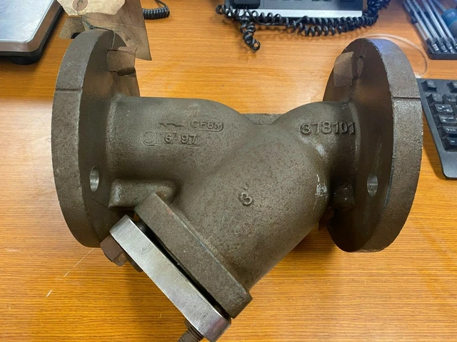 👀 New Mueller 3" Steam Specialty Class 150 Y-Type Strainer 378101