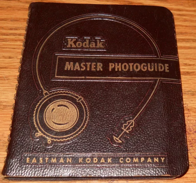 Vintage 1954 Kodak Pocket Master Photoguide Spiral Notebook