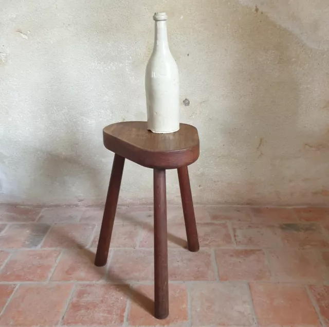 Milking Stool, Rustic French  With 3 Legs