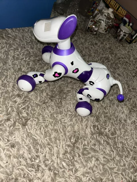 Zoomer Zoomie Purple Robot Dog Interactive Dog By Spin Master