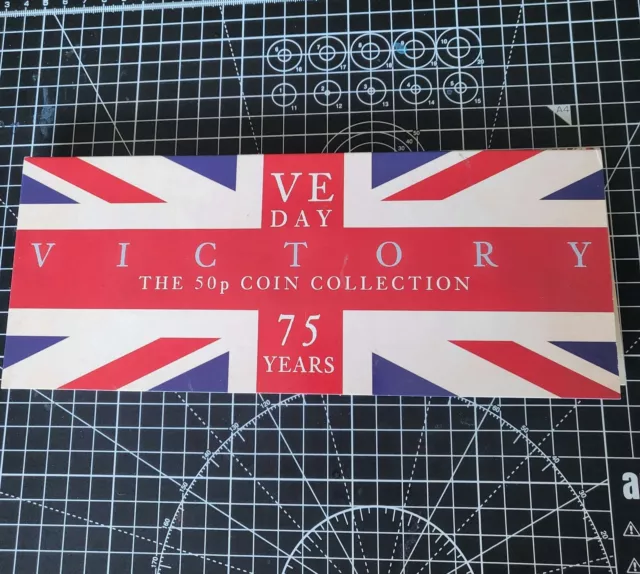 The 75th Anniversary of VE Day 50p Coin Collection 2020 Victory Day In Europe