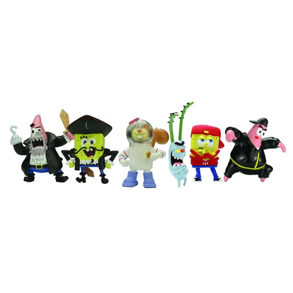 BOB ESPONJA - Pack De 6 Mini Figuras Serie 2