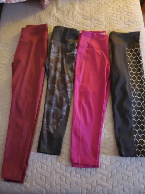 Womens Girls Designer Leggings Yoga Stretch Pants Capri Victoria Secrets Athleta