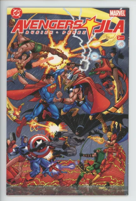 Avengers JLA #2 Marvel DC 2003 by Kurt Busiek & George Perez 9.4