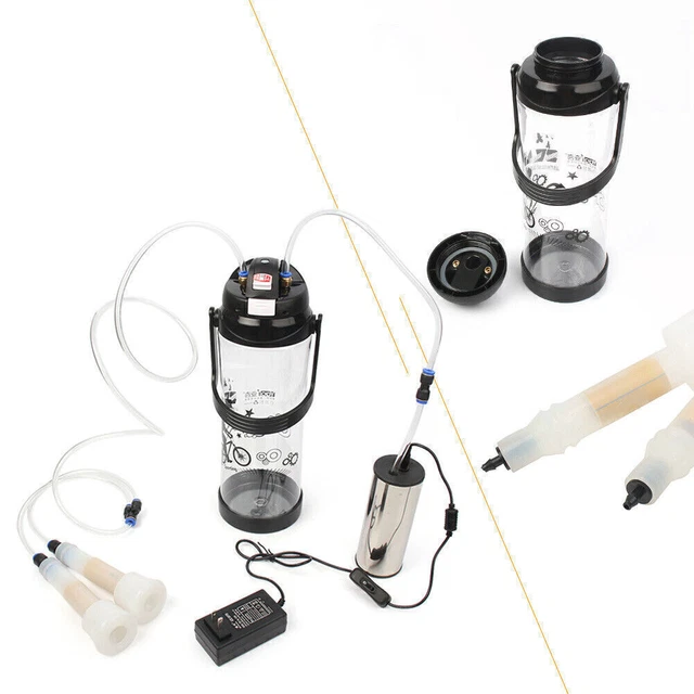 3L/0.8Gal Electric Barrel Vacuum Pump Goat Sheep Milker Milking Machine US plug