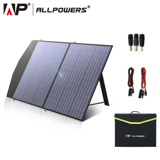 ALLPOWERS 60 / 100W Solarpanel für Tragbare Powerstation Outdoor Solargenerator