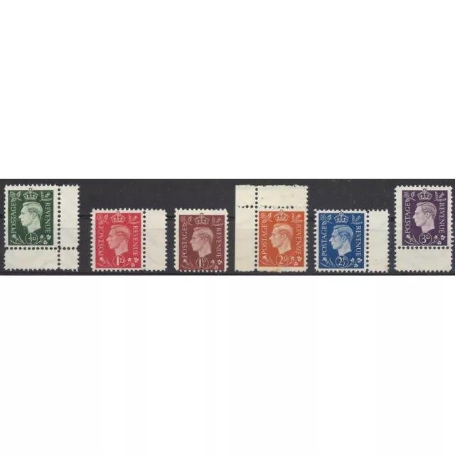 Kriegspostfälschung Nr. 3-8 deutsche Fälschung für Großbritannien﻿